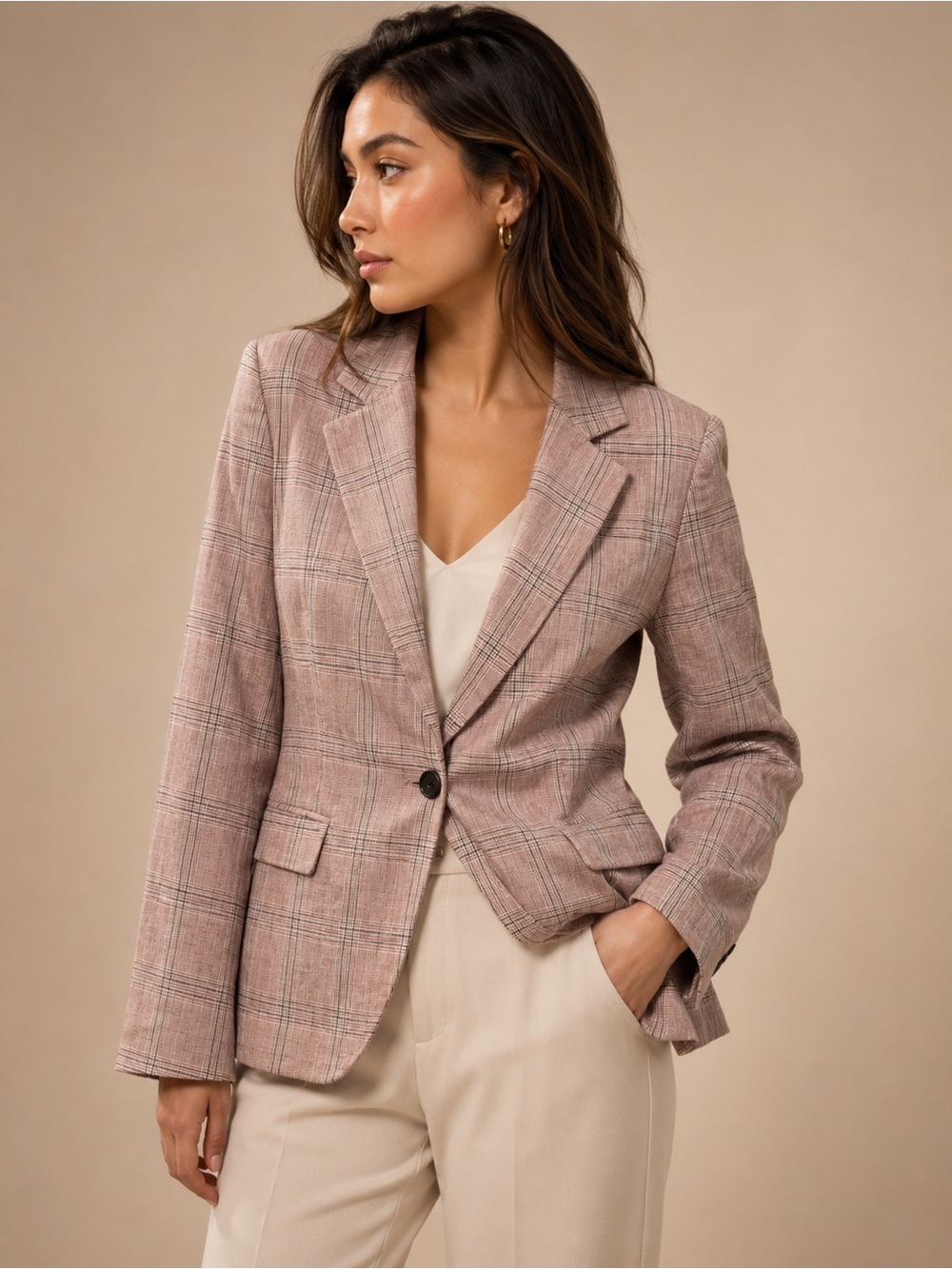 Hipchik "Love Plaid" blazer sz 4